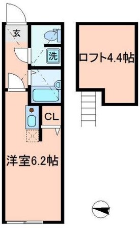 リヴェール武蔵新城の物件間取画像